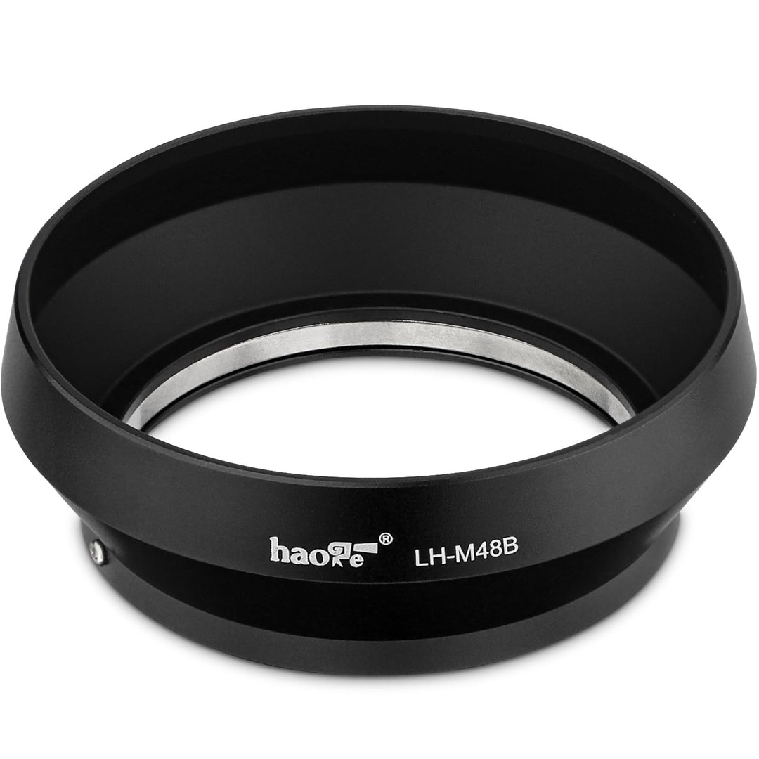 Haoge LH-M48B Gegenlichtblende aus Metall für Olympus M.ZUIKO Digital 17mm F1.8 1:1.8 Objektiv erset