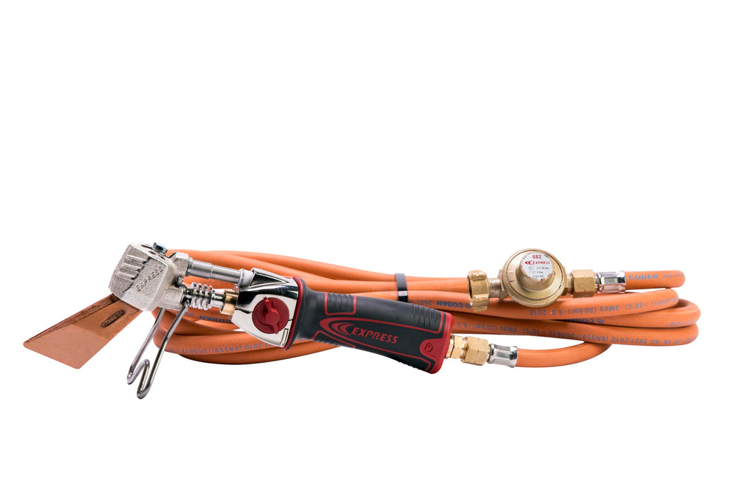 Lötkolben Set - Lötlampe - Dachrinnen Lötset - Schweissbrenner - Lötzubehör - Dachdeckerarbeiten - V