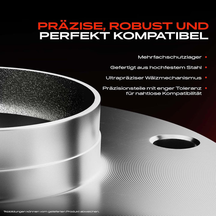 Frankberg 1x Radnabe Radlagersatz Hinterachse Kompatibel mit Yaris NCP1 NLP1 SCP1 P1 Yaris Verso NCP