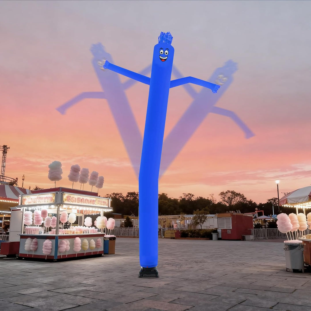 20 ft Air Dancers Aufblasbare Tube Man Set, Aufblasbarer Lufttänzer Schlauchmann mit Gebläse, Wacky