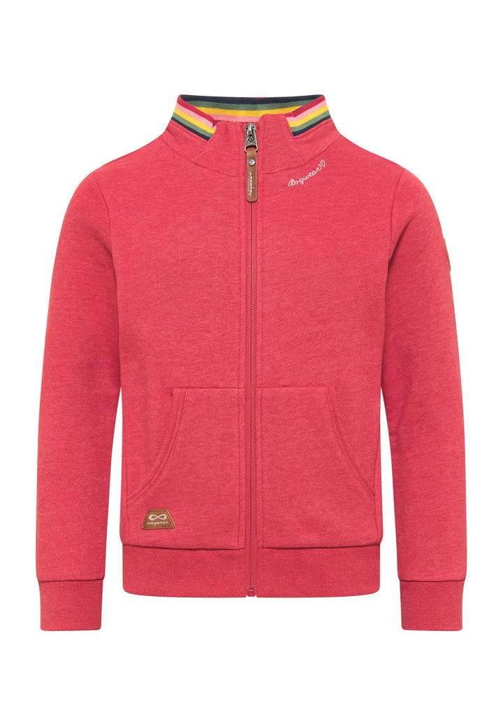 Ragwear Majda Mädchen Sweatjacke Sweasthirt mit Reisverschluss Cardigan Strickjacke Jacke Übergangsj