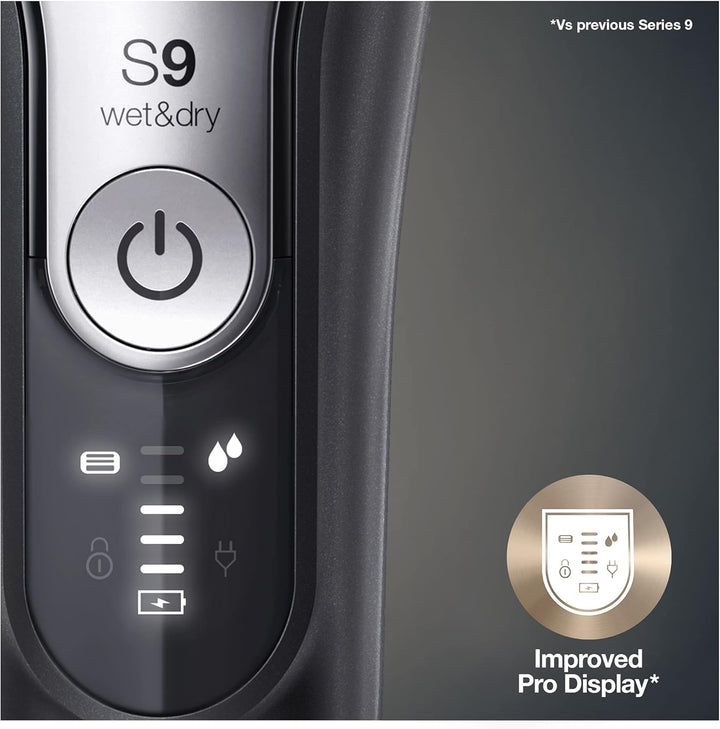 Braun Series 9 Premium Rasierer Herren mit 4+1 Scherkopf, Elektrorasierer & Trimmer für Präzision, L