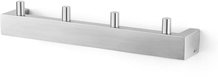 ZACK 40389 "LINEA" Handtuchhakenleiste, Edelstahl matt, 4 Haken