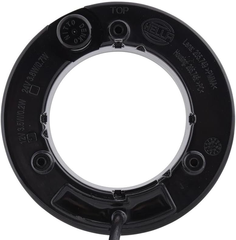 HELLA - Heckleuchte - LED - 12V - Schraubanschluss - Lichtscheibenfarbe: rot - Kabel: 250mm - Stecke