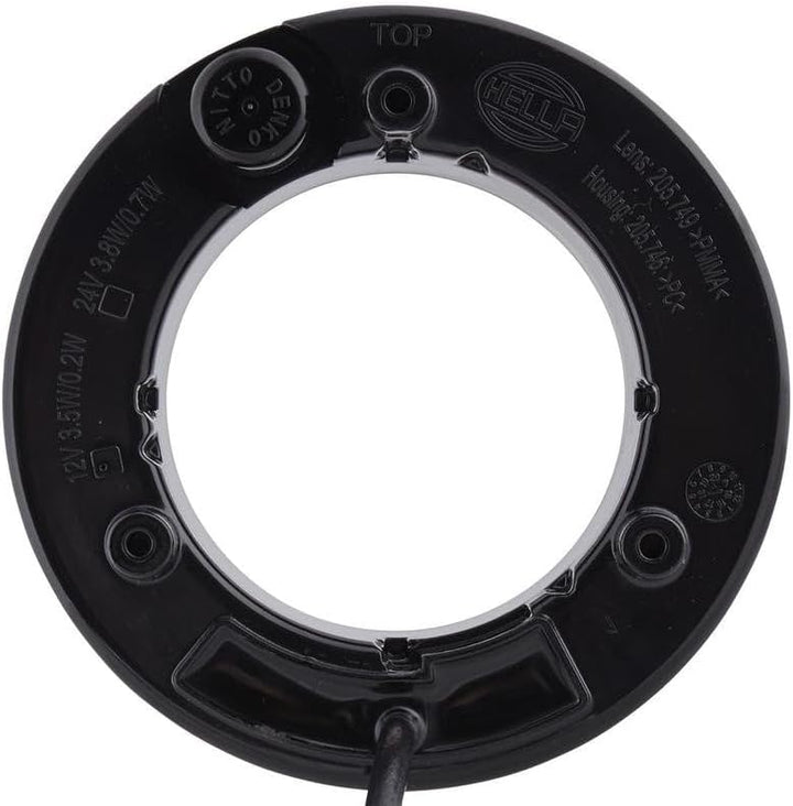 HELLA - Heckleuchte - LED - 12V - Schraubanschluss - Lichtscheibenfarbe: rot - Kabel: 250mm - Stecke