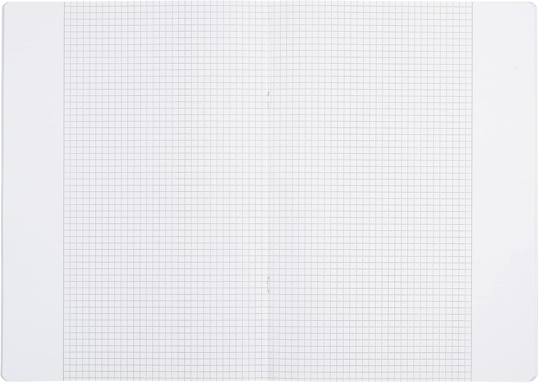 Oxford Schulheft A4 Touch, 16 Blatt, Lineatur 26, kariert, pastell blau, 15 Stück, Lineatur 26