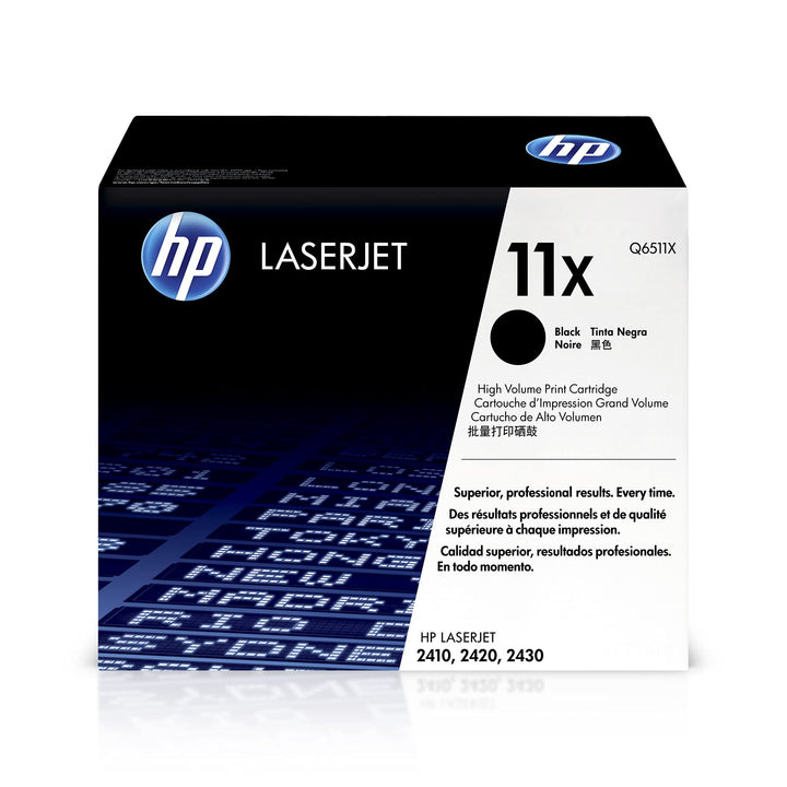 HP 11X (Q6511X) Schwarzer Originaltoner mit hoher Reichweite für HP Laserjet 2420, HP Laserjet 2430