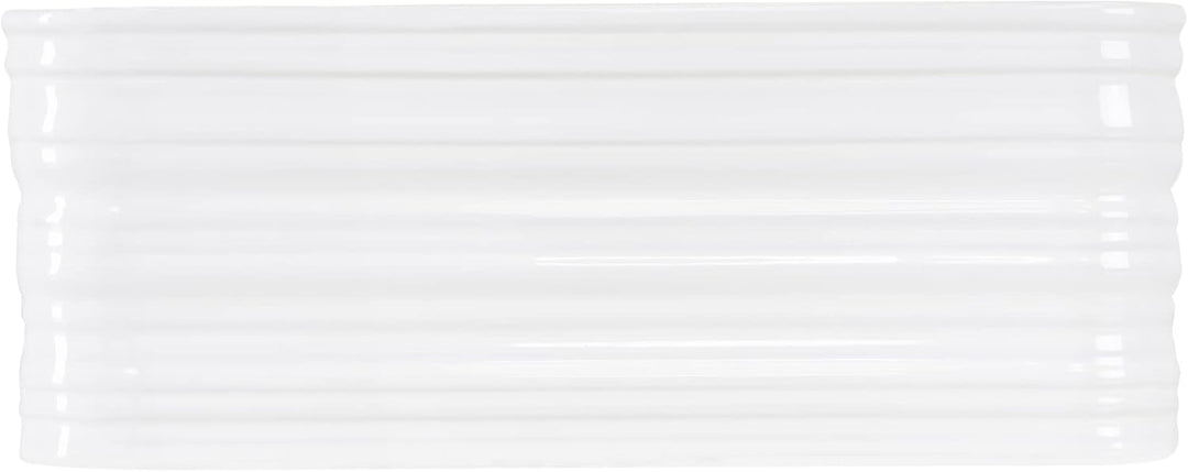 ML-Design Waschbecken Keramik Weiss 39x39x15 cm Quadratisch mit Ablaufgarnitur, Moderne Aufsatzwasch