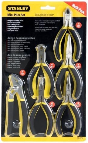 STANLEY Zangen-Set, Bi-Material, Mini-Set, 6-teilig (84-079)
