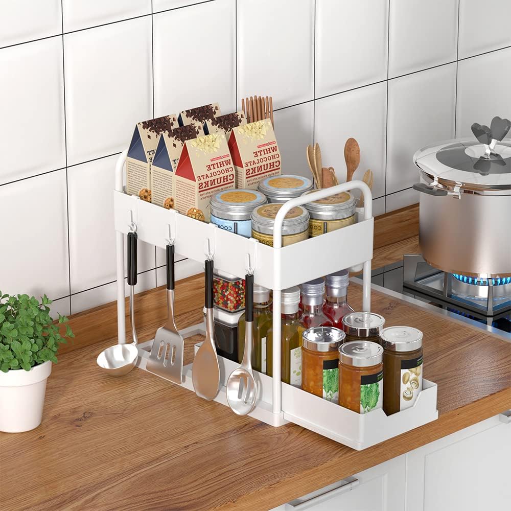 OHMG Schiebeschrank Korb herausziehen Organizer Schublade, küchen küchenschrank organizer,spülbecken