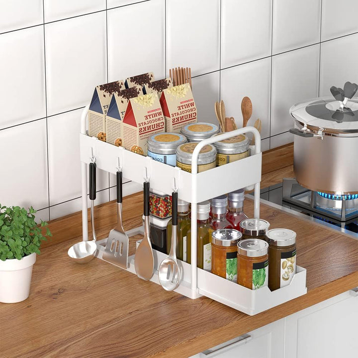 OHMG Schiebeschrank Korb herausziehen Organizer Schublade, küchen küchenschrank organizer,spülbecken