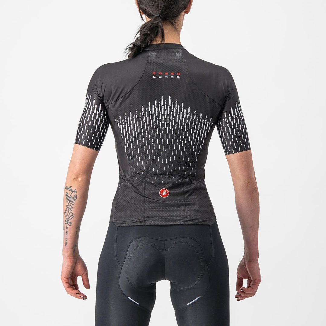 CASTELLI Damen Aero Pro W Jersey T-Shirt L Helles Schwarz, L Helles Schwarz