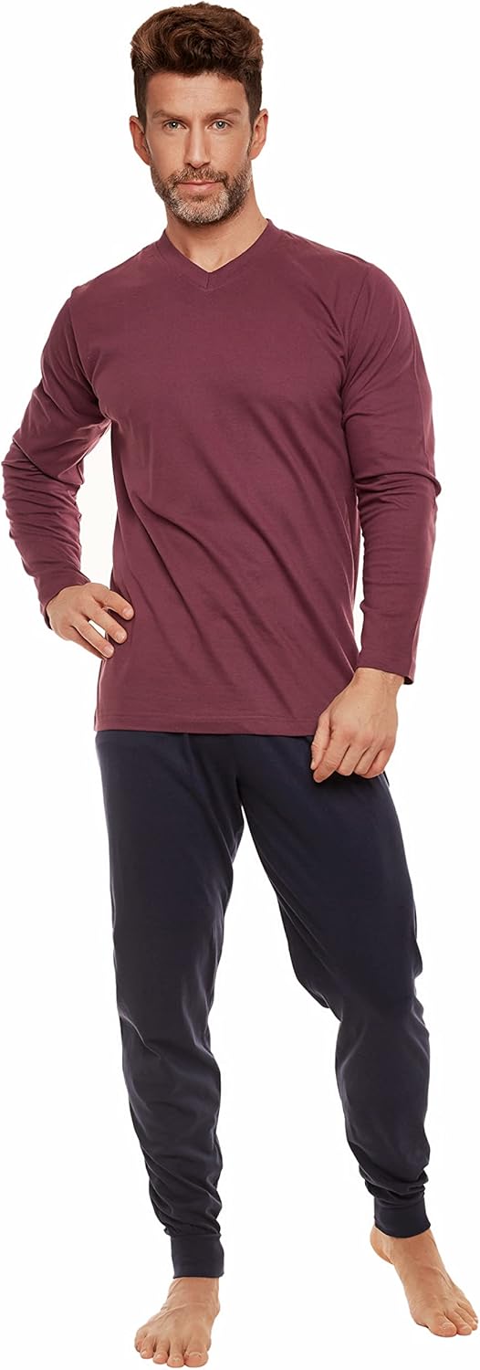 Selente Sweet Dreams moderner und bequemer Herren Schlafanzug/Shorty, mit weicher Baumwolle, Verschi