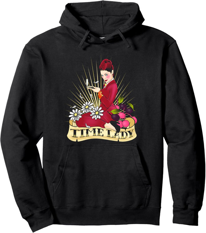 Doctor Who Rockabilly Missy Time Lady Pullover Hoodie