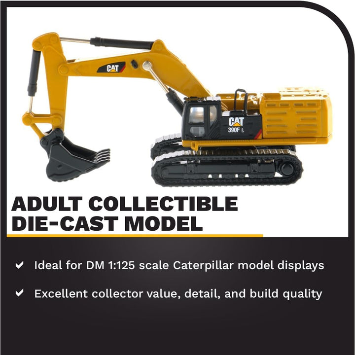 DIECAST MASTERS CAT 390F L Hydraulic Tracked Excavator