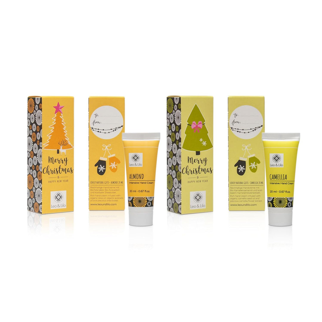 Leo & Lilo Kleiner Gruss Merry Christmas - Zauberhafte Handcreme Geschenksets - 6er-Set mit jeweils