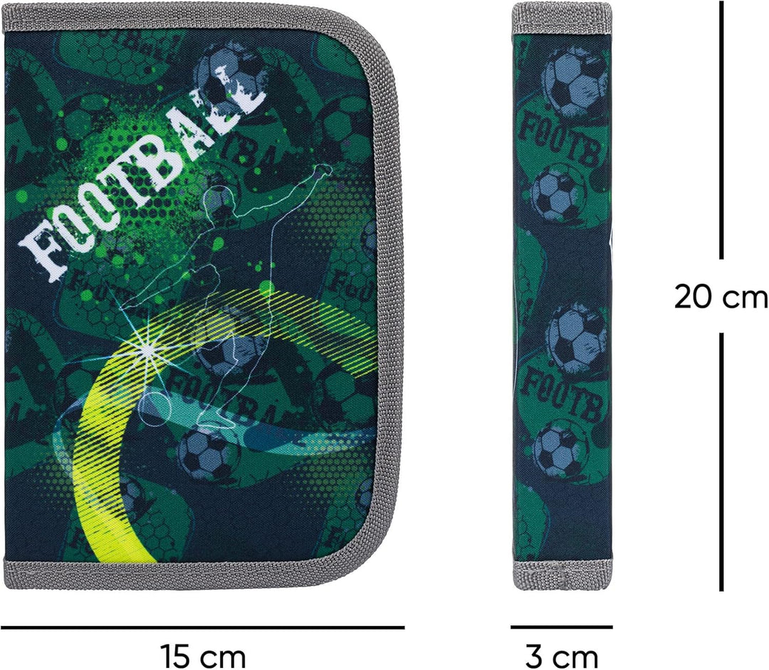 Baagl Federmäppchen für Jungen, Schüleretui, Federtasche, Federmappe für Schreibwaren, Etui, Federpe