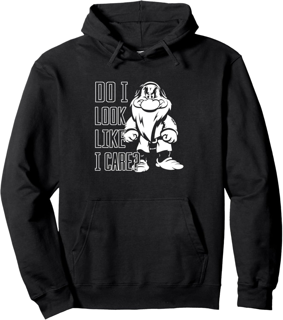 Disney Snow White Grumpy Do I Look Like I Care Pullover Hoodie