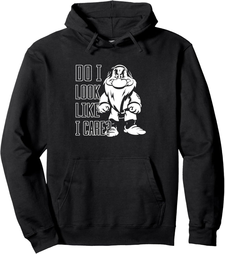 Disney Snow White Grumpy Do I Look Like I Care Pullover Hoodie