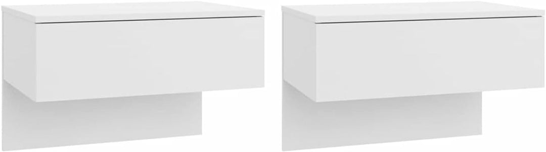 Tidyard 2 STK. Wand Nachttisch Hängend Nachtschrank Nachtkonsole Nachtkommode Schlafzimmer Wandschra