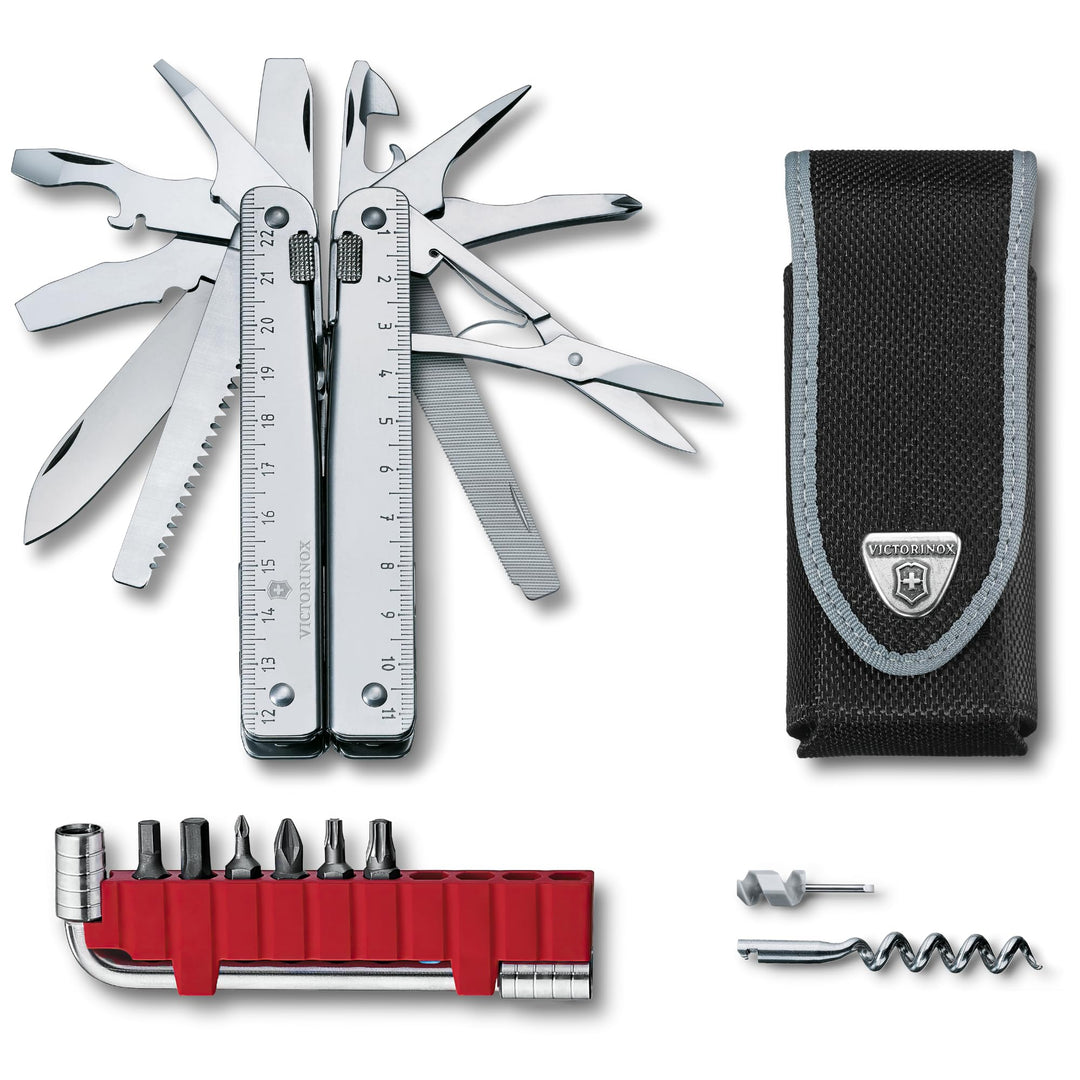 Victorinox Multifunktionswerkzeug Swiss Tool X Plus Silber one size Single, Silber one size Single
