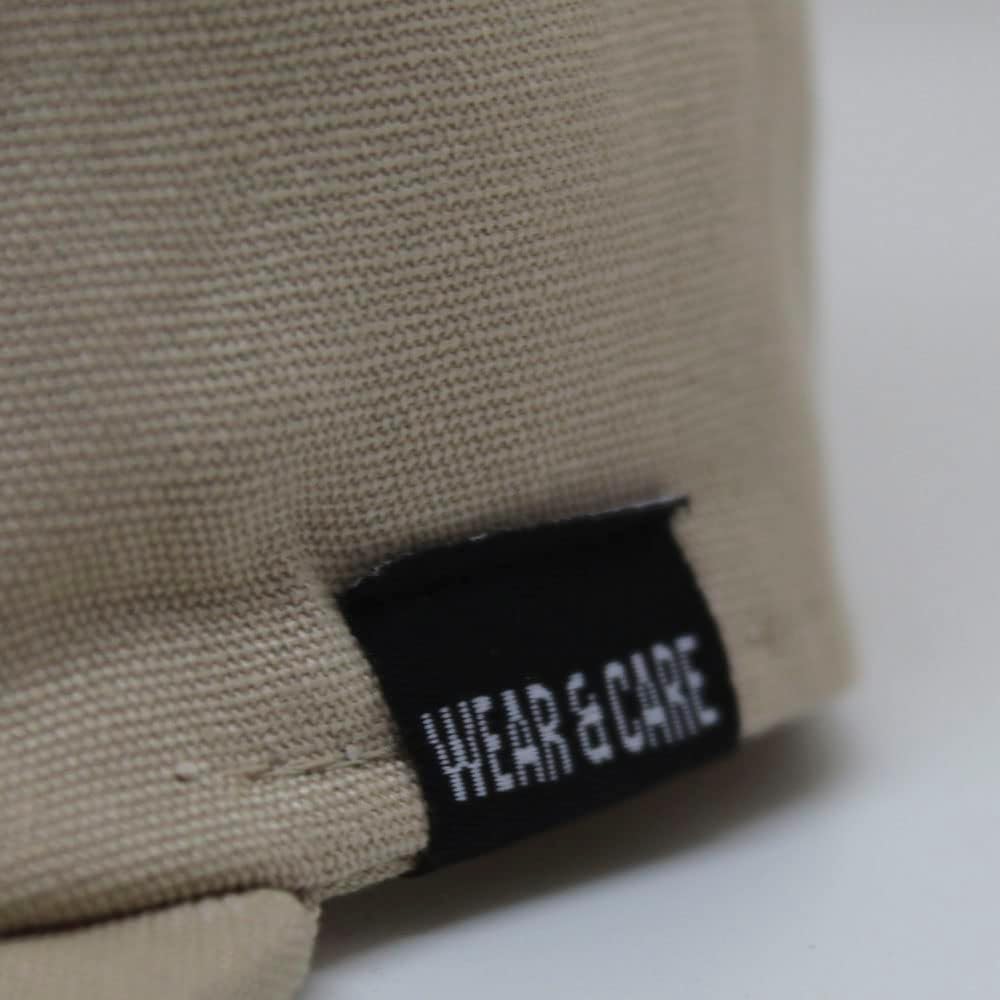 SURF MONKEY 5 Panels Herren/Damen Kappe - 100% Bio-Baumwolle - Einheitsgrösse Einheitsgrösse Beige,