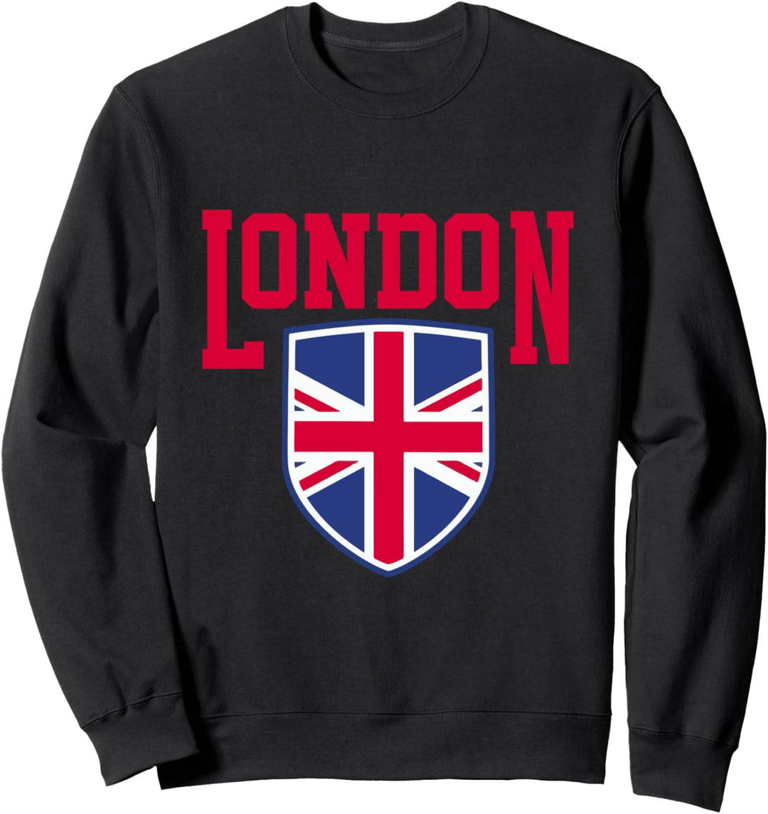 Vintage London Souvenir - UK Flag London Sweatshirt
