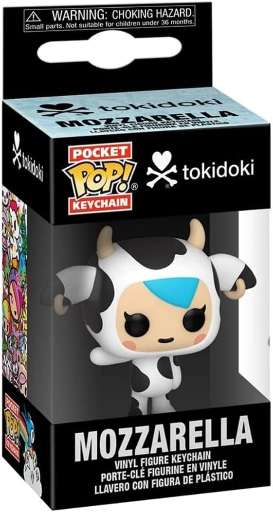 Funko Pop! Keychain: Tokidoki - Mozzerella - Mozzarella - Neuartiger Schlüsselanhänger - Vinyl-Minif