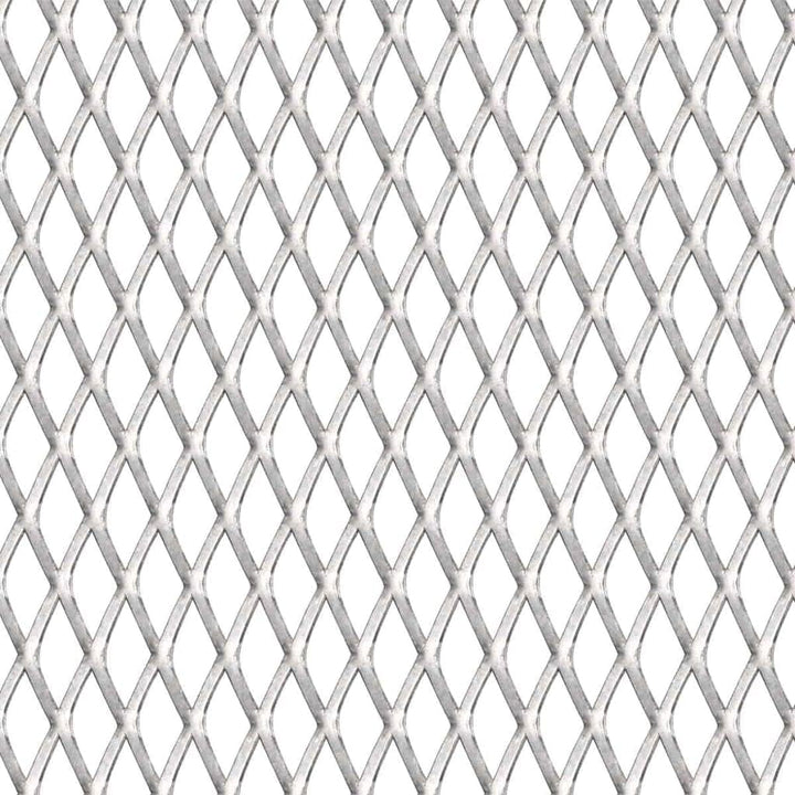 vidaXL Gittermatte Gitterpaneel Streckmetall Edelstahl Gitter 50×50cm 45×20×4mm