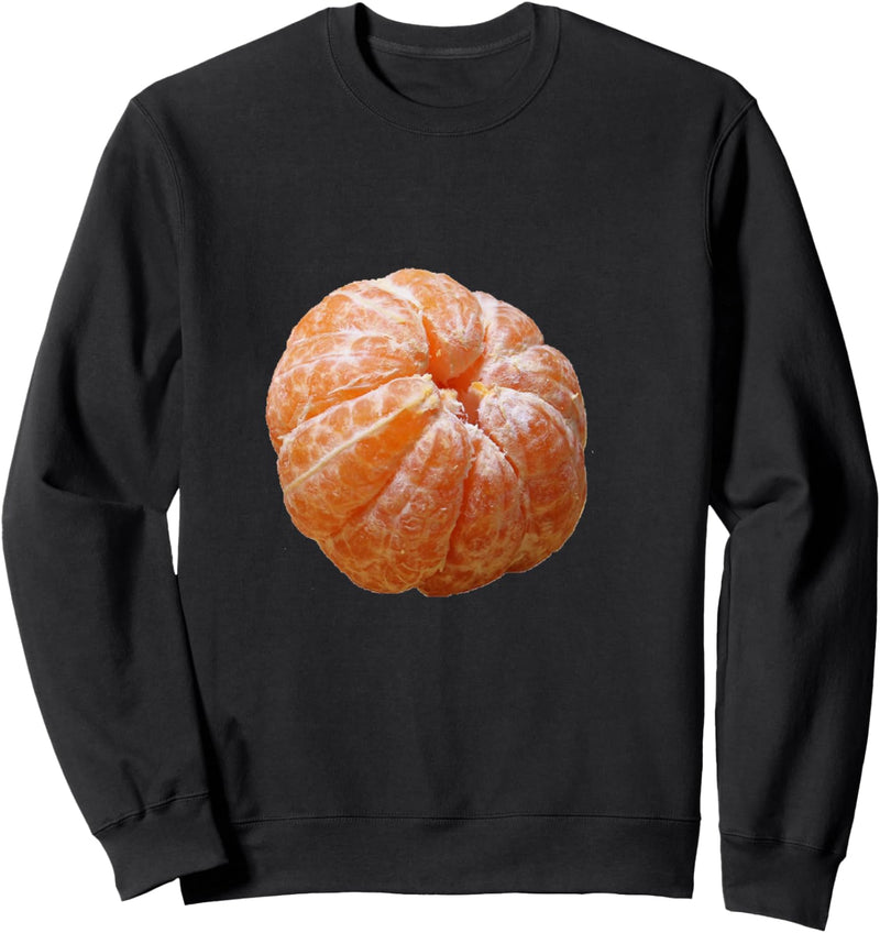 Geschälte Orangenfrucht Sweatshirt