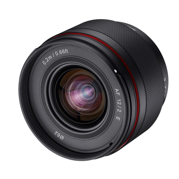 Samyang AF 12mm F2.0 E Objektiv für Sony E – Autofokus APS-C Weitwinkel Festbrennweite Objektiv für