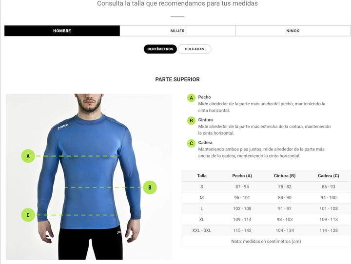 Joma Langarm Thermoshirt, S - XL - Nahtlose Kompression zur Verhinderung von Rötungen, ideal für all