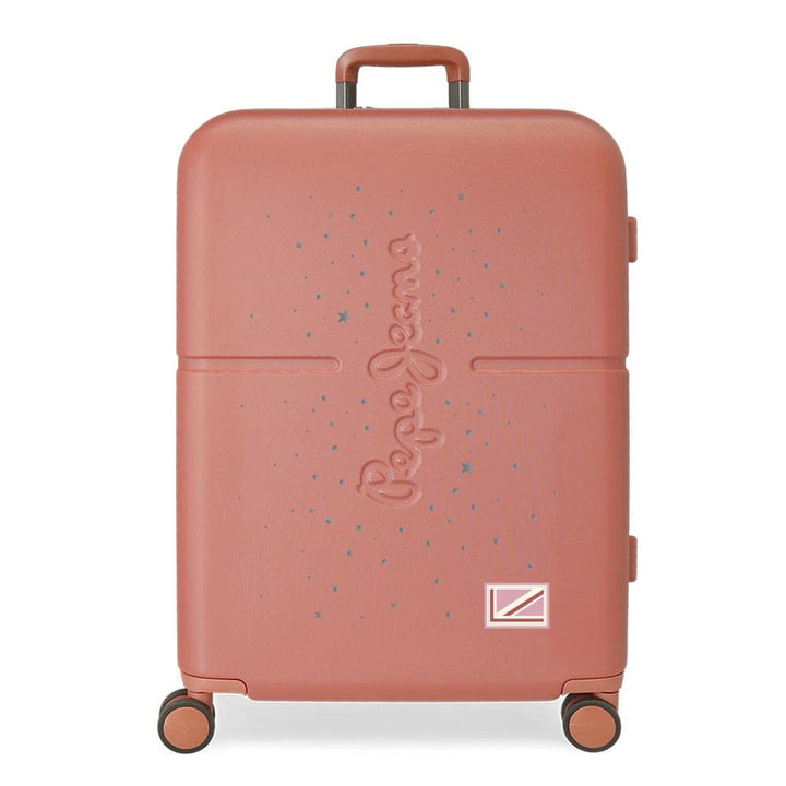 Pepe Jeans Jane Koffer, mittelgross, Terrakotta, 48 x 70 x 28 cm, starr, ABS-Verschluss, integriert,
