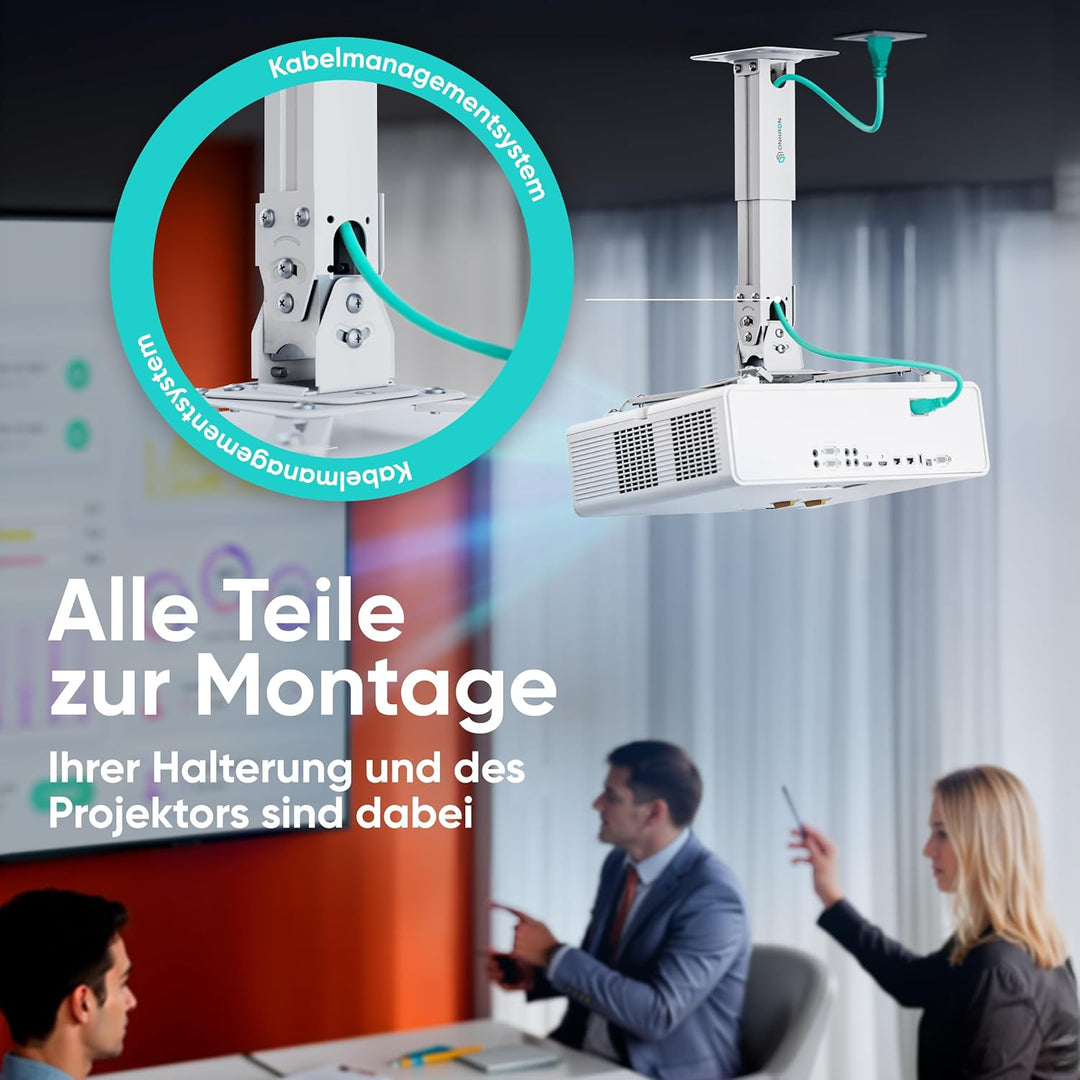ONKRON Beamer Projektor Decken- Wandhalterung für Wand & Decke Halterung für die meisten modernen Pr