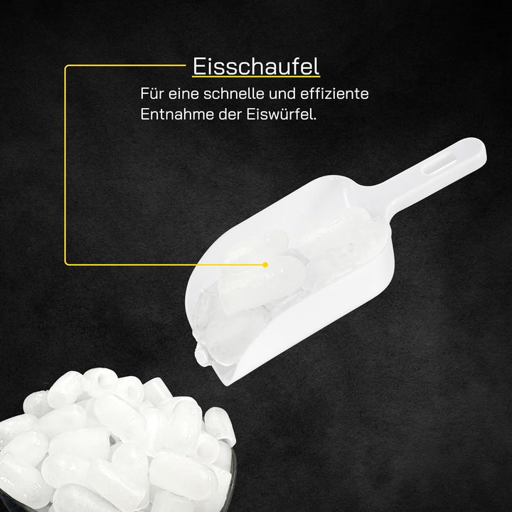 Eiswürfelbereiter ICE MAKER 4015 | Display | 12 kg in 24 h | 2 Eiswürfelgrössen | 1,2 kg Fassungsver