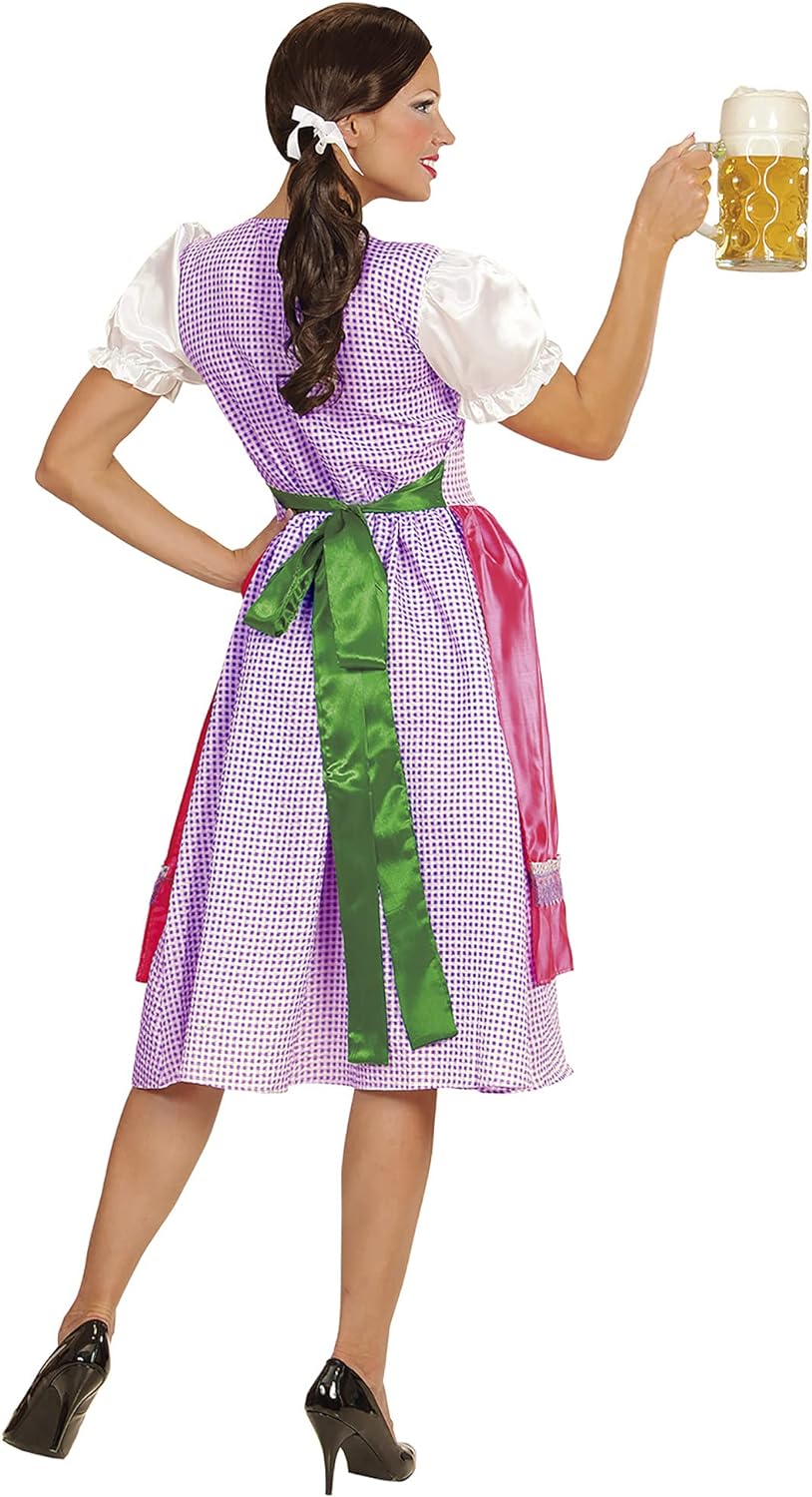 WIDMANN 00121 COSTUME DONNA BAVARESE DIRNDL S ROSA #0012, S