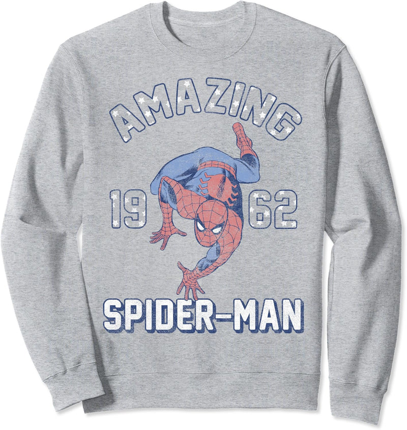 Marvel Spider-Man Amazing Stars Vintage Sweatshirt