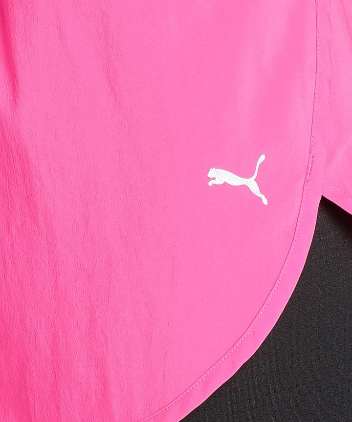 PUMA Damen Run Favourite 2-in-1 Laufshorts XLRavish Black Pink
