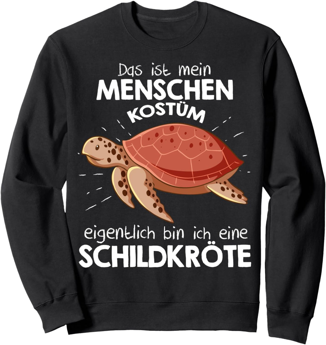 Mein Menschen Kostüm Bin ich eine Schildkröte, Halloween Sweatshirt