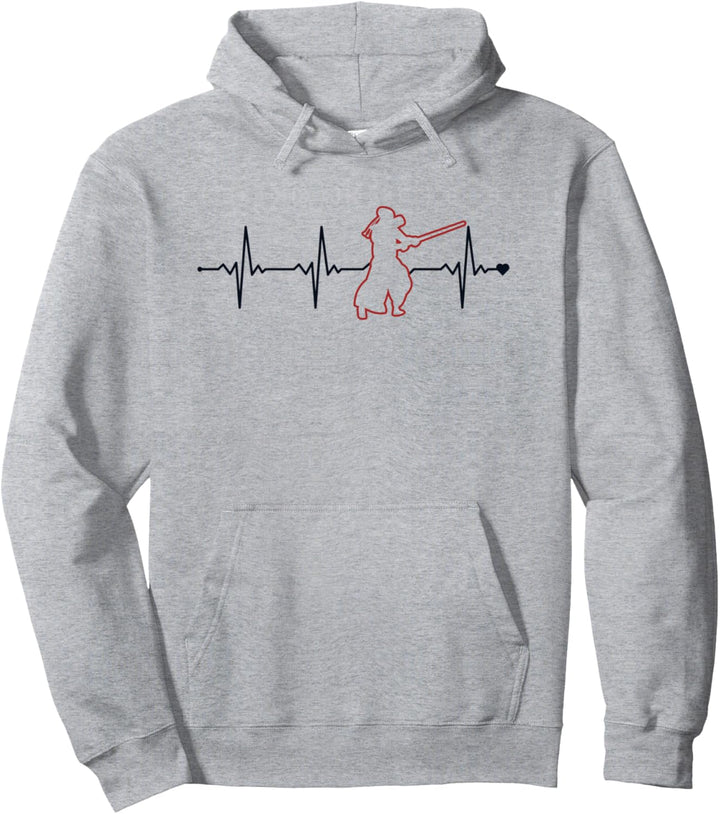 Kendo Heartbeat Kata Kenjutsu Shinai Samurai Kendo Pullover Hoodie