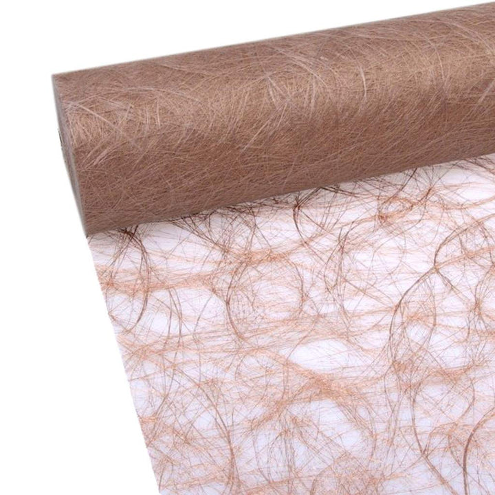 Sizoweb Tischband - 25 Meter Rolle + 100 Deko Herzen Gratis (30cm Breite, in Kupfer) 30cm Kupfer, 30