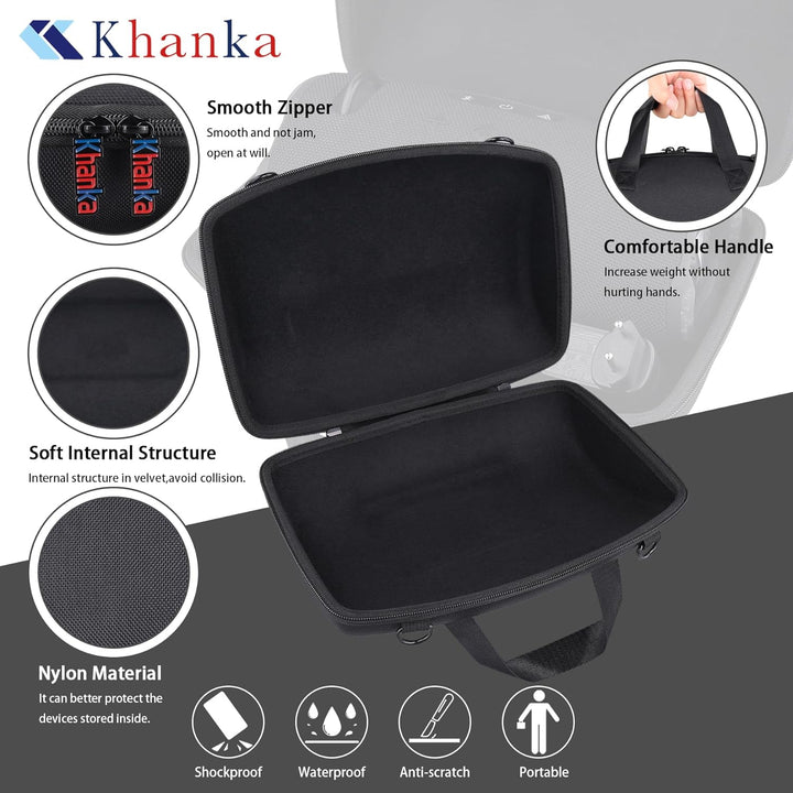 Khanka Hartschalenkoffer Ersatz für JBL Xtreme 4 tragbarer Bluetooth-Lautsprecher, nur Hülle (schwar