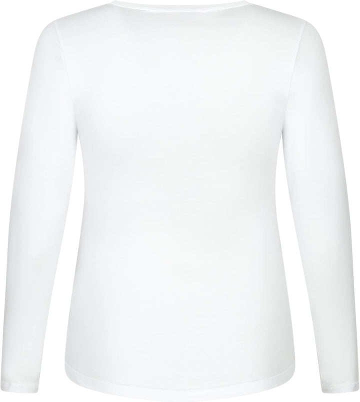 M.M.C. Umstandsshirt Langarm Damen 3er Pack – Umstandsmode Basic, unifarben, mitwachsende Raffung, 9