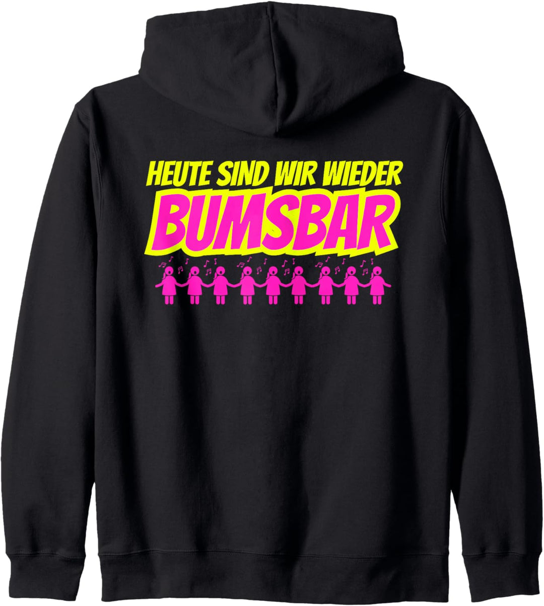 Heute sind wir wieder bumsbar Party Outfit Sommer Mallorca Kapuzenjacke