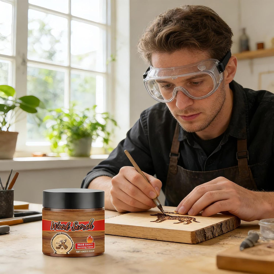 Farbe Für Die Holzbrennkunst,100 Gramm Präzisions Gel Für Holz Brenn Werkzeuge | Brandpaste Für Holz