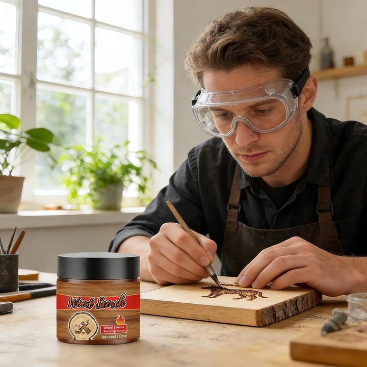 Farbe Für Die Holzbrennkunst,100 Gramm Präzisions Gel Für Holz Brenn Werkzeuge | Brandpaste Für Holz