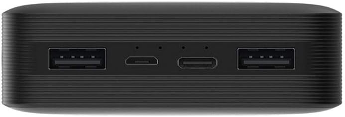 Xiaomi Redmi Externer Akku, 18 W, Fast Charge, Schwarz, 20.000 mAh, Micro-USB-Eingang/USB-C, Ausgang