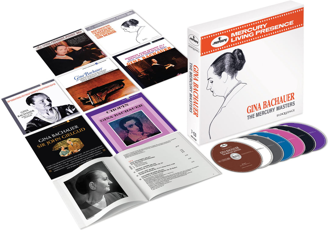 Gina Bachauer: die Mercury-Master, Audio-CD