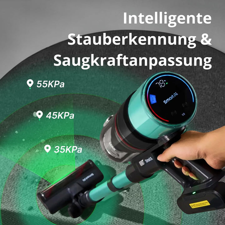 V5 Pro Akku-Staubsauger Mit 1 M Flexschlauch, 55 kPa, 600 W, 80 Min | Kabelloser Staubsauger Mit AUT