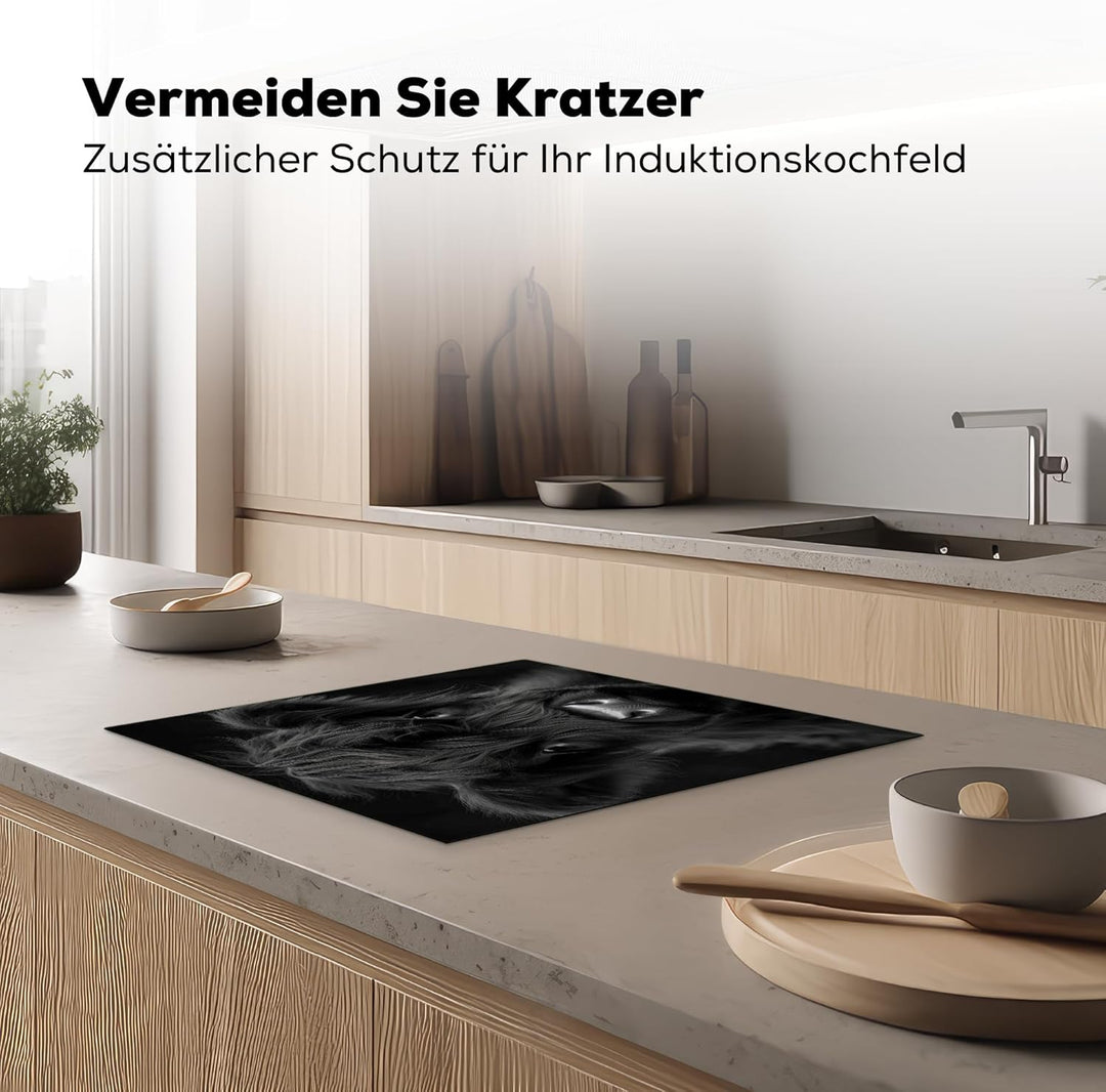 Herdabdeckplatte 59x52 cm Einteilig Induktionsmatte Küche Abdeckung Ceranfeld Herd Abdeckplatte Deko
